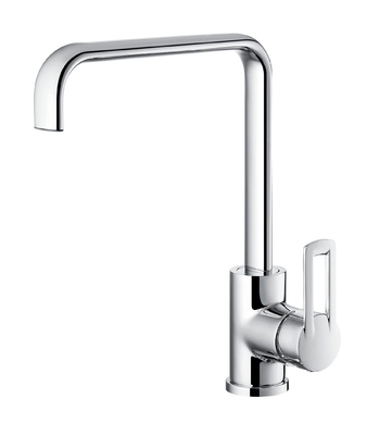 ก๊อกน้ำอ่างล้างจานแบบหลุมเดียวที่มีสไตล์ OEM ก๊อกอ่างล้างจานเชิงพาณิชย์ 304mm High