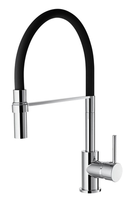 ก๊อกผสมครัวตลับ 35 มม. 360 องศา Silicon Spout Chrome