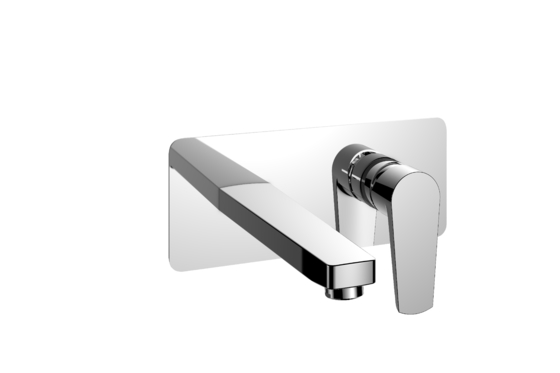 ก๊อกผสมน้ำร้อนและน้ำเย็นแบบติดผนัง Tap Polished Chrome Anti Rust