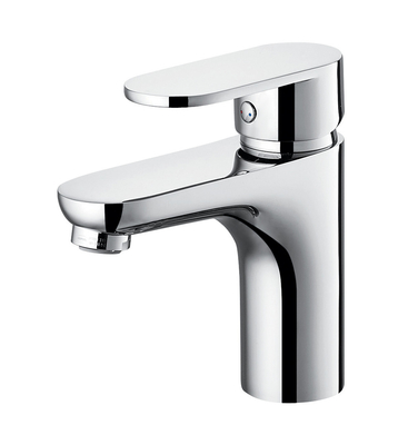 OEM Chrome Brass Bathroom Faucet เครื่องผสมน้ำร้อนและน้ำเย็นสำหรับอ่างล้างหน้า
