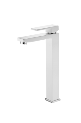 Faucets ก๊อกอ่างล้างหน้าทรงสูงหนึ่งรูบนโต๊ะอ่างล้างหน้า