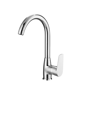 Deck Plate Single Handle ร้านอาหาร Kitchen Mixer Faucet ทนต่อการเสียดสี