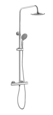 ห้องน้ำ 38 องศาน้ำ Thermostatic ชุดเสาฝักบัวแบบ Dual Handle