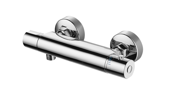 271mm ก๊อกผสมอ่างอาบน้ำเทอร์โมสแตติกติดผนังอุณหภูมิคงที่