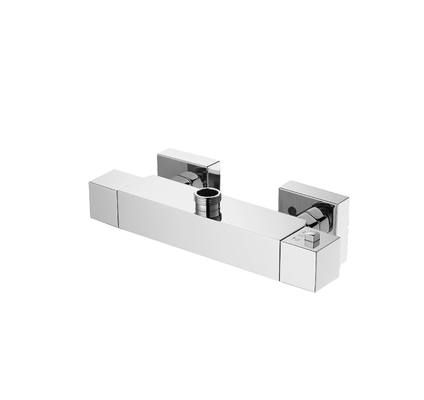 Rust Proof Hotel Square ก๊อกน้ำฝักบัว Thermostatic ก๊อกน้ำ 2 Handle