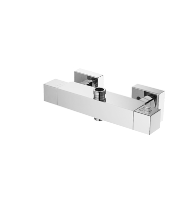 ปุ่มความปลอดภัย Chrome Thermostatic Bath Faucet Antirust OEM Available