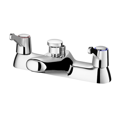 ก๊อกน้ำอ่างล้างหน้าแบบขัดเงาแบบมีรอยขีดข่วน Centerset Faucet Faucet