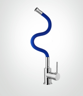 Alterable Spout 1 Handle Deck Mount Kitchen Faucet อ่างล้างจานแบบยืดหยุ่น Tap
