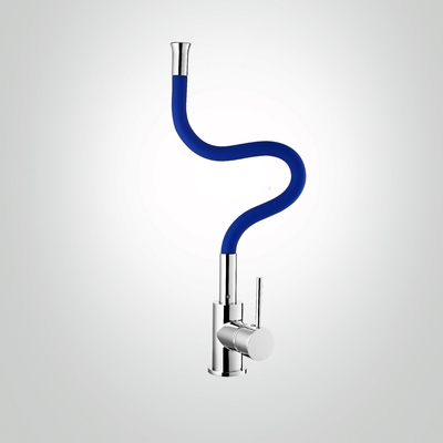 Alterable Spout 1 Handle Deck Mount Kitchen Faucet อ่างล้างจานแบบยืดหยุ่น Tap