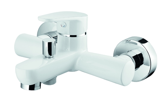 G 1/2 นิ้ว Two Outlet ก้านเดี่ยว Bath Mixer Taps อาบน้ำ Faucet