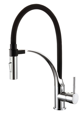 วงเล็บโค้งแม่เหล็กดึงลง Faucet ครัว
