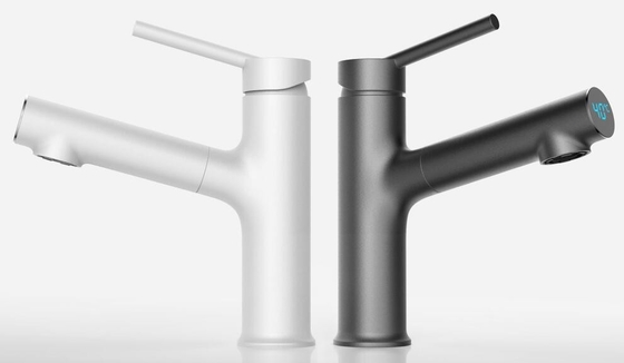 ดึงก๊อกอ่างล้างหน้าแสดงผลแบบดิจิตอลออก ก๊อกผสมแบบก้านโยกเดี่ยว Bathroom for Sink